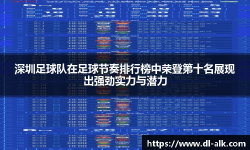 深圳足球队在足球节奏排行榜中荣登第十名展现出强劲实力与潜力